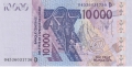 West African States 10,000 Francs, (2004)